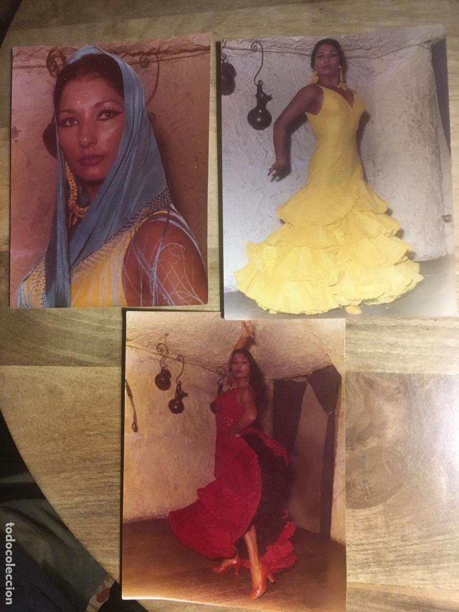 Fotos von Musikern: rosario ortiz la morita bailarina 3 fotos originales antiguas