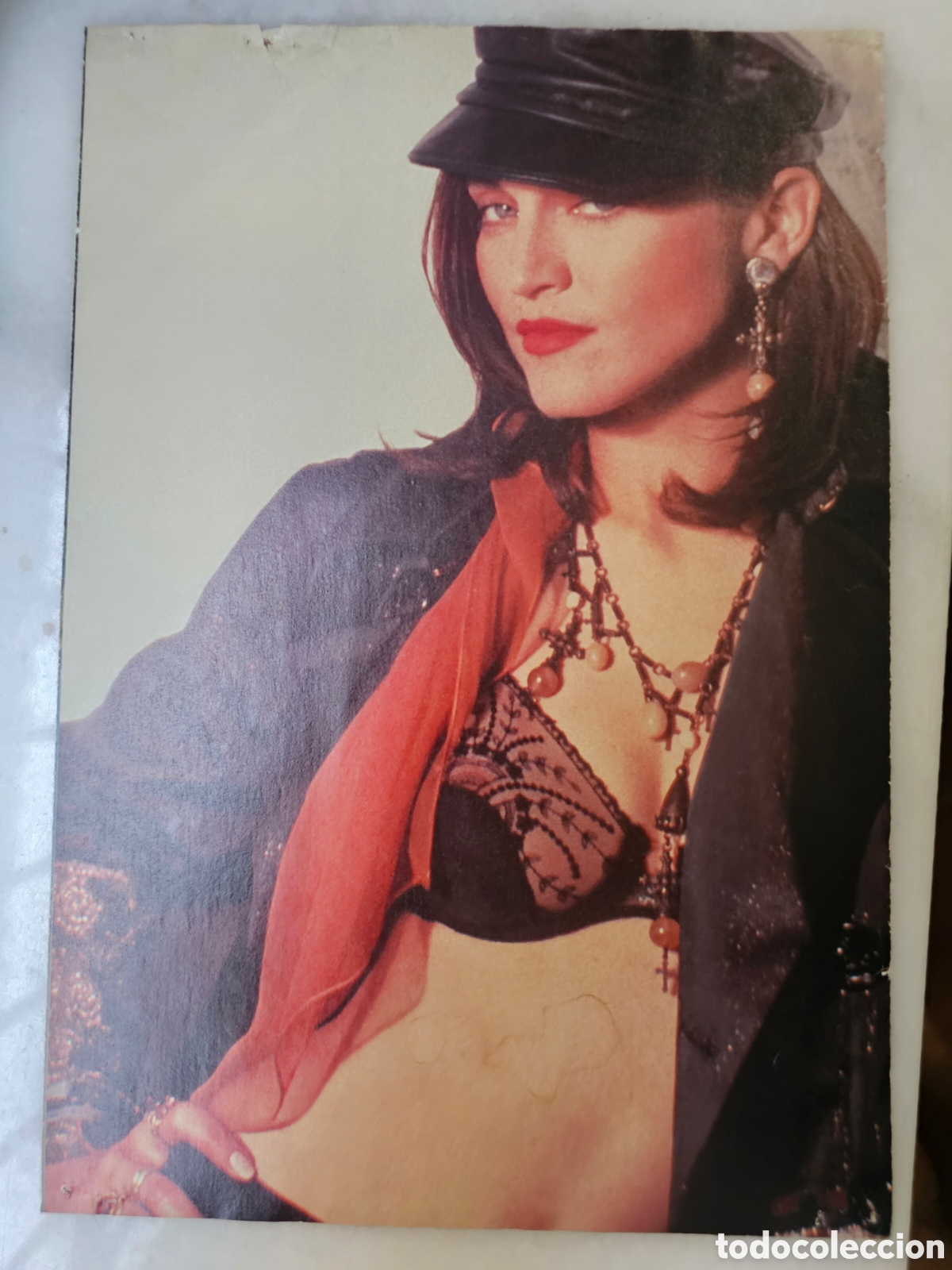 Fotos von Musikern: P&oacute;ster vintage Madonna a&ntilde;os 80 formato A4