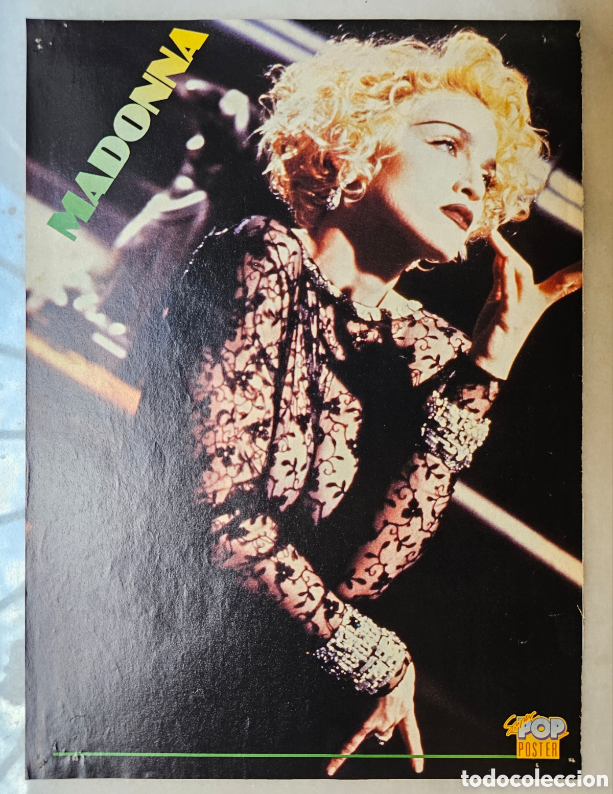 Fotos von Musikern: P&oacute;ster A4 vintage de Madonna &ndash; videoclip Vogue (1990)