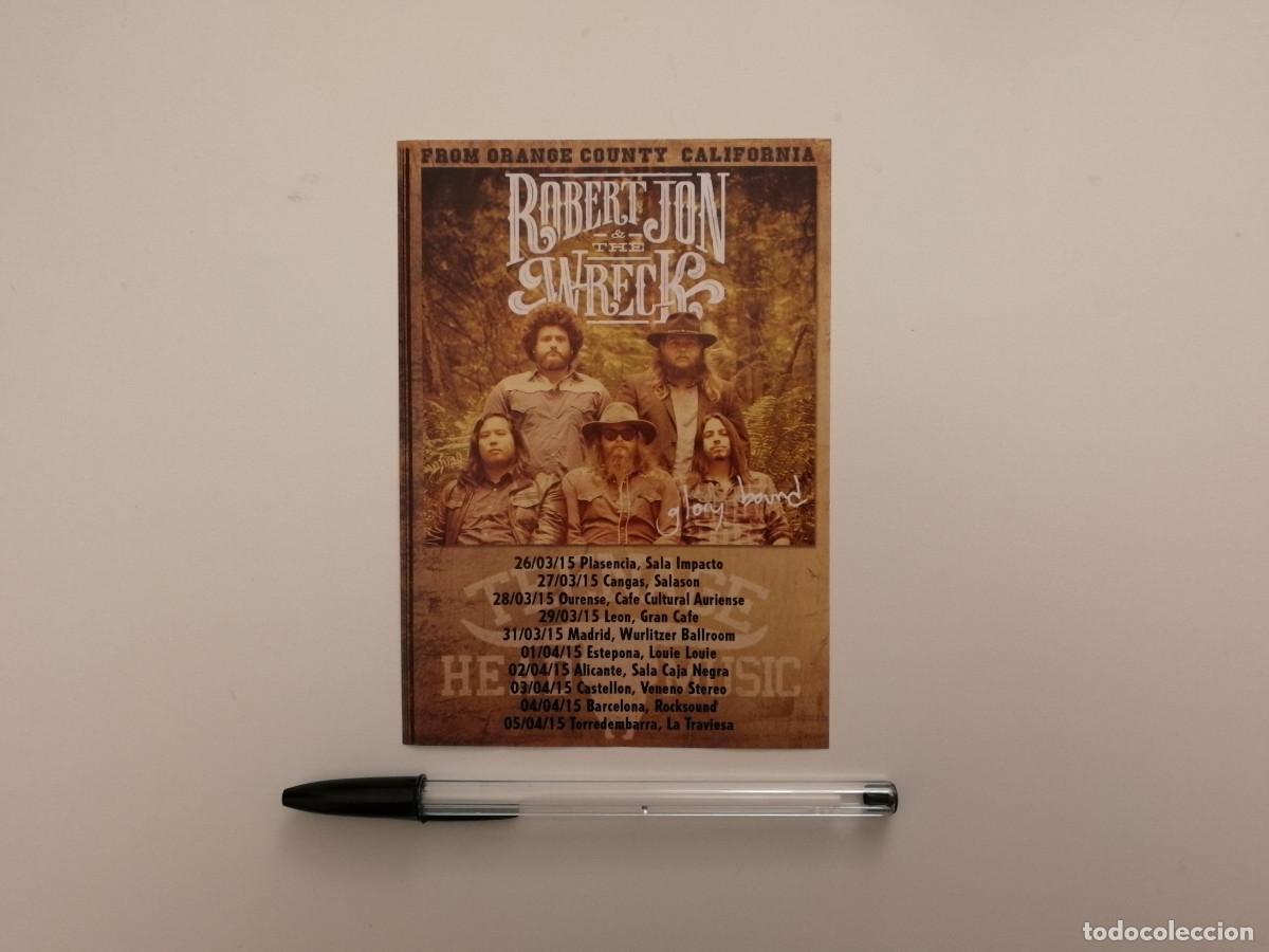 Photos of Singers: TARJETA ACARTONADA -10*15- Robert Jon & The Wreck - MUSICA ROCK