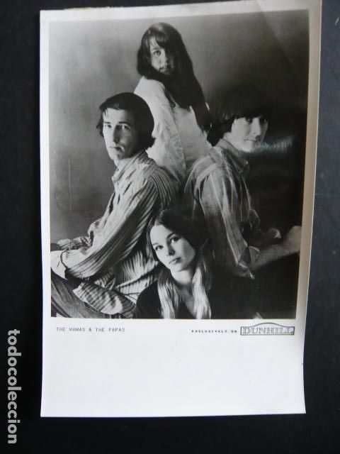 Photos de Chanteurs et Chanteuses: THE MAMAS AND THE PAPAS CONJUNTO MUSICAL ANTIGUA FOTOGRAFIA ORIGINAL 13 X 10 CM