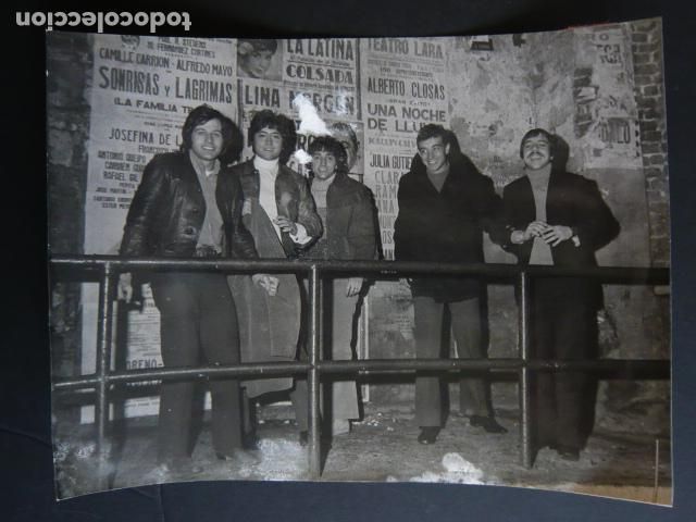 Photos de Chanteurs et Chanteuses: LOS IBEROS CONJUNTO MUSICAL ANTIGUA FOTOGRAFIA 24 X 18 CM