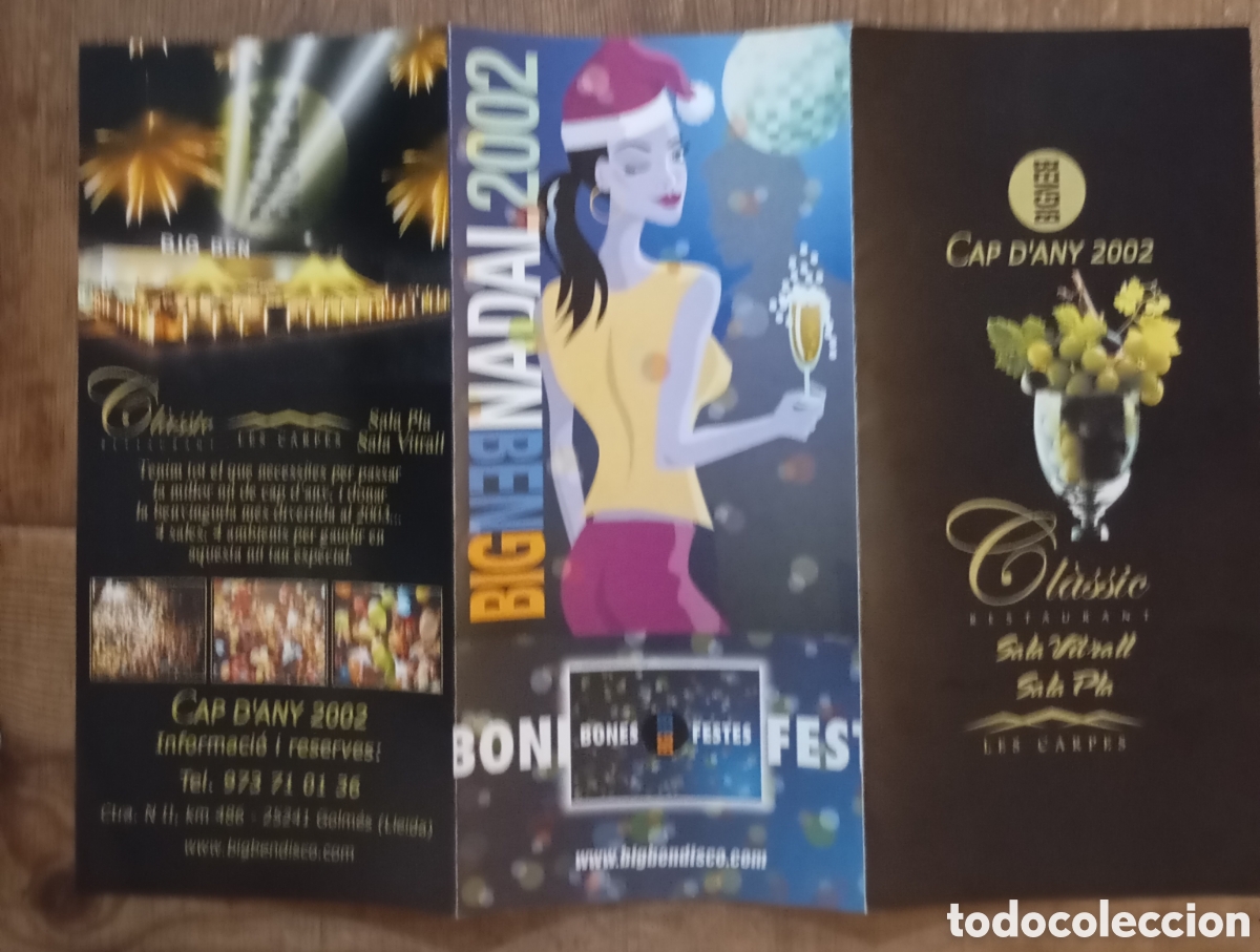 Fotos de cantantes: Tr&iacute;ptico discoteca Bigben - Foto 2