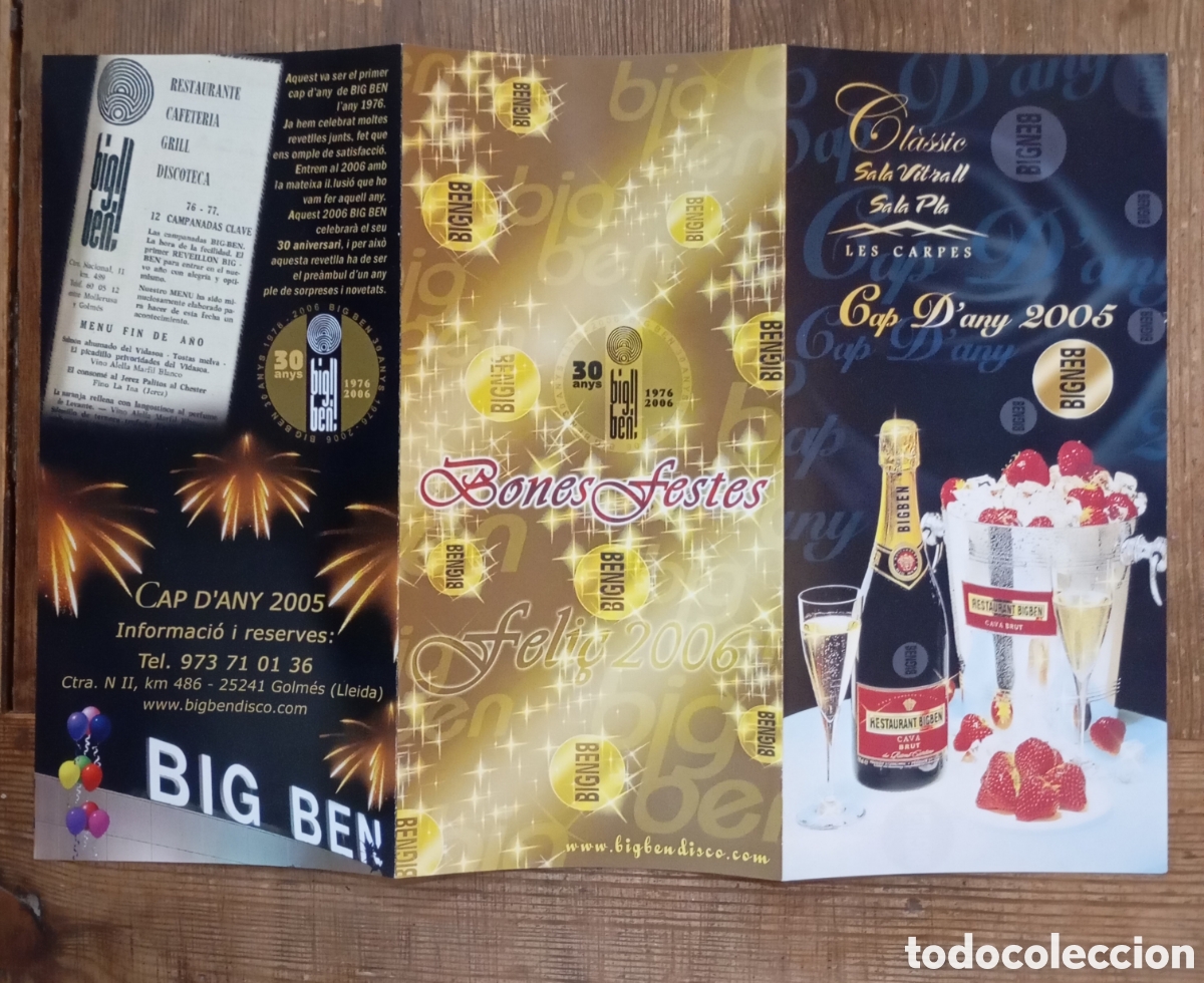 Fotos de cantantes: Tr&iacute;ptico discoteca Bigben - Foto 2