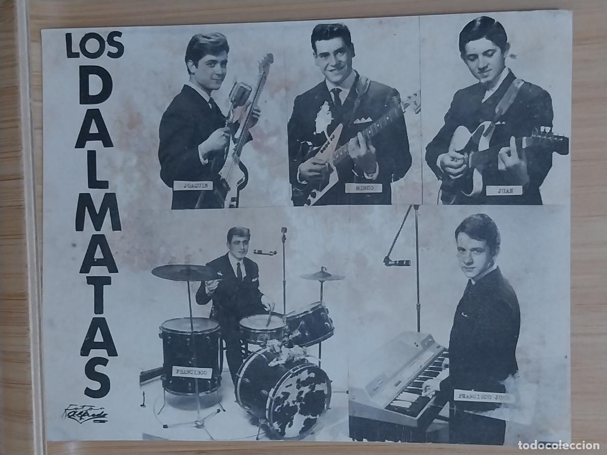 Photos of Singers: LOS D&Aacute;LMATAS TARJETA MUSICA A&Ntilde;O 1965 TAMA&Ntilde;O POSTAL ORIGINAL MANCHAS HUMEDAD