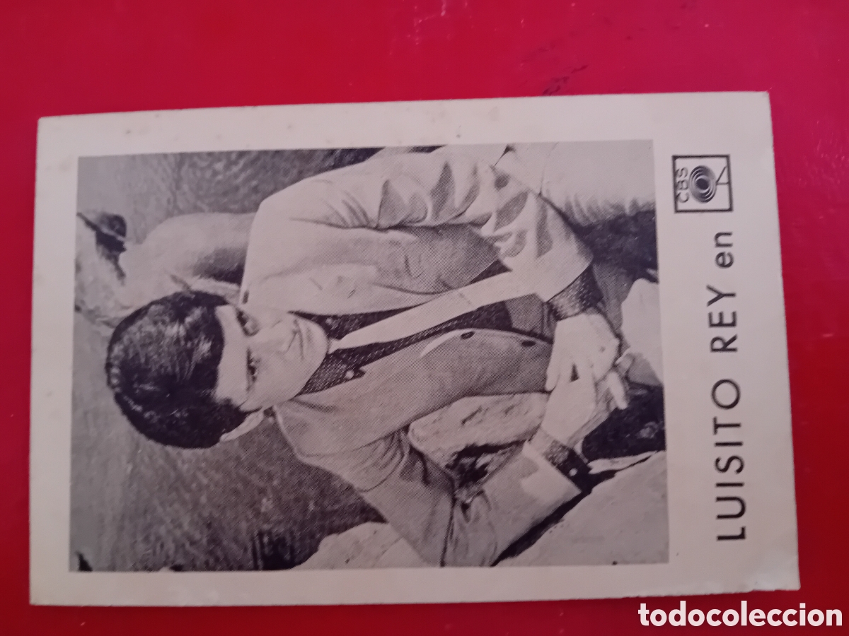 Photos de Chanteurs et Chanteuses: Folleto exitos luisito rey cbs RRR