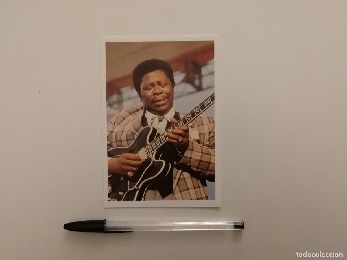 Photos de Chanteurs et Chanteuses: TARJETA ACARTONADA -10*15- BB KING - MUSICA BLUES ROCK