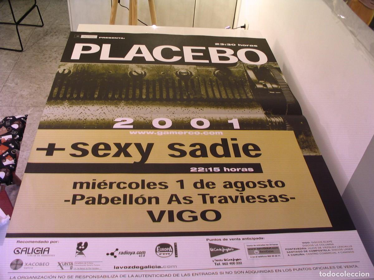 Photos of Singers: PLACEBO + SEXY SADIE CARTEL ORIGINAL Vigo 2001 GIRA TOUR 121x88 26