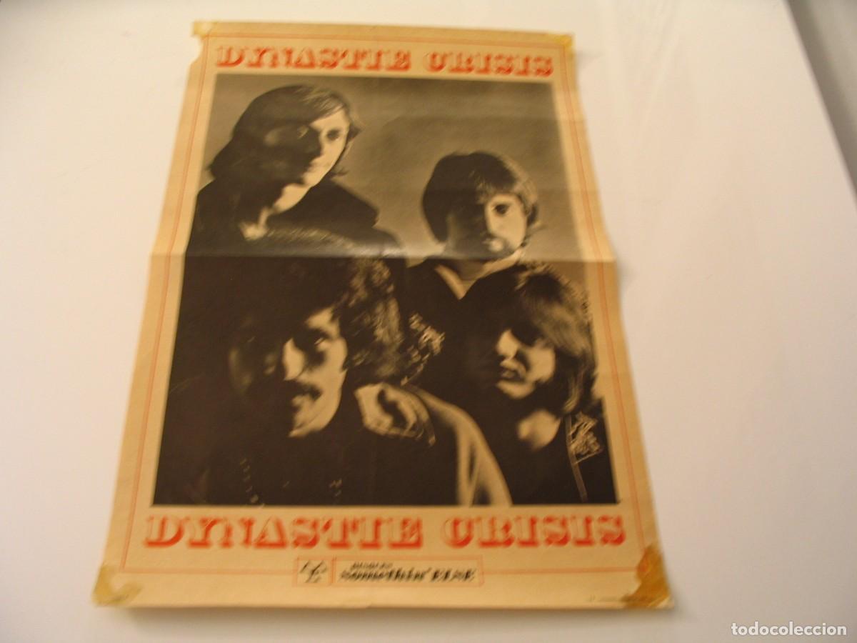 Fotos von Musikern: DYNASTIE CRISIS CARTEL P&oacute;ster ORIGINAL 70&acute;s Disques Something else GIRA TOUR 59x38 26