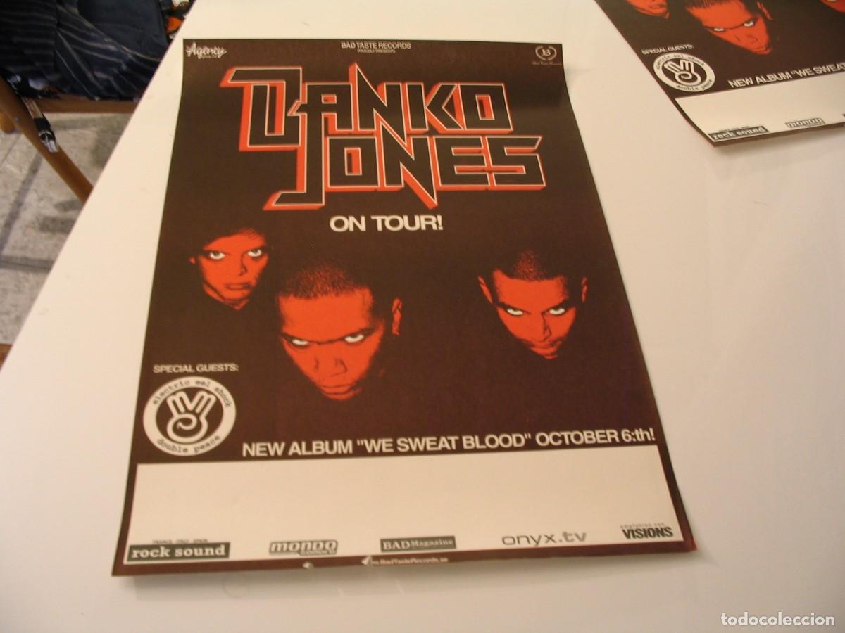 Fotos de Cantores: DANKO JONES + Electric eel shock CARTEL ORIGINAL GIRA TOUR 60x41 26