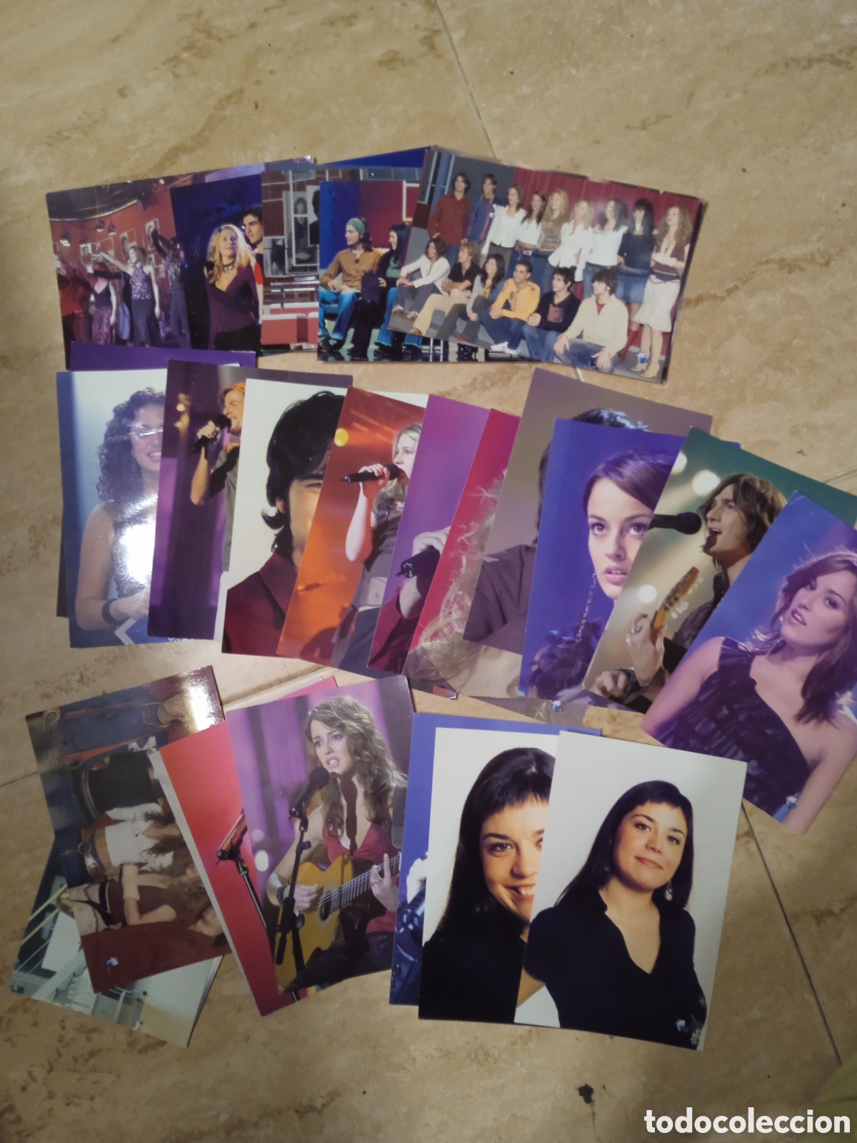 Fotos de Cantantes: 27 Photocards Operaci&oacute;n Triunfo segunda edici&oacute;n