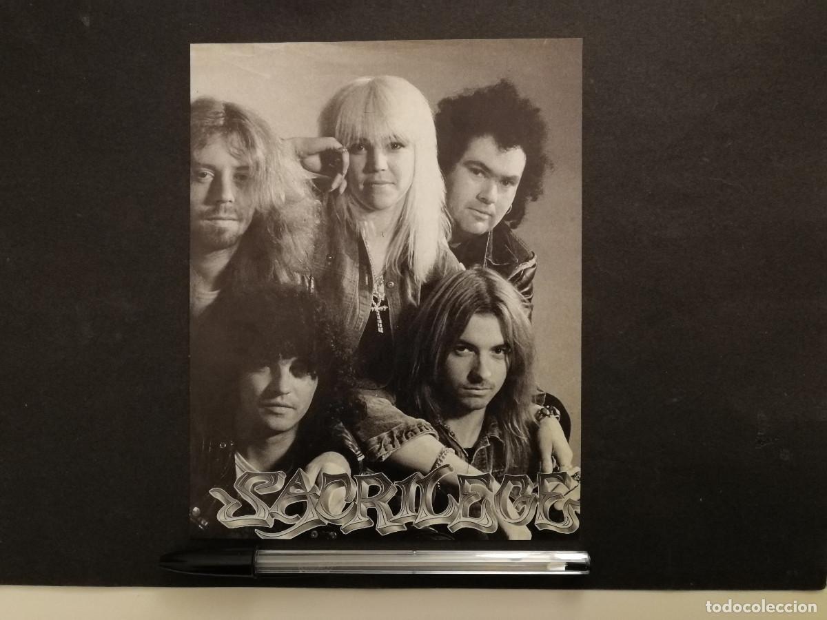 Photos de Chanteurs et Chanteuses: ANTIGUA LAMINA ACARTONADA - SACRILEGE - DOOM METAL - HEAVY METAL