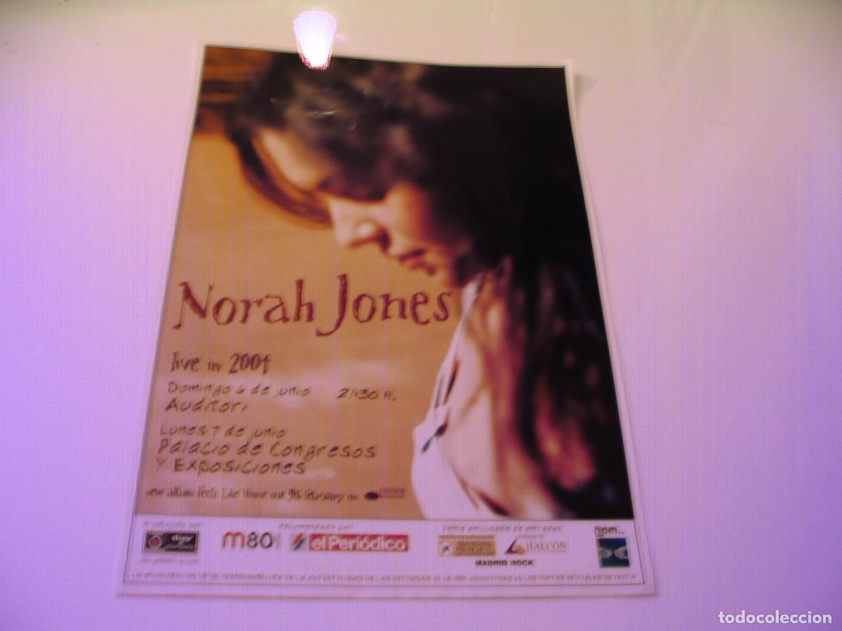 Photos de Chanteurs et Chanteuses: NORAH JONES CARTEL ORIGINAL GIRA TOUR 2004 Espa&ntilde;a 42x30 26