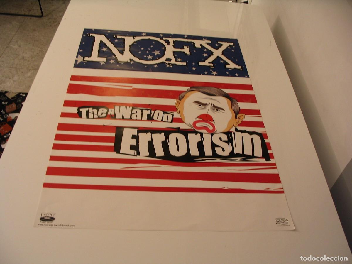 Photos de Chanteurs et Chanteuses: NOFX CARTEL ORIGINAL GIRA TOUR p&oacute;ster Punk 26 The war on errorism Fat wreck chords