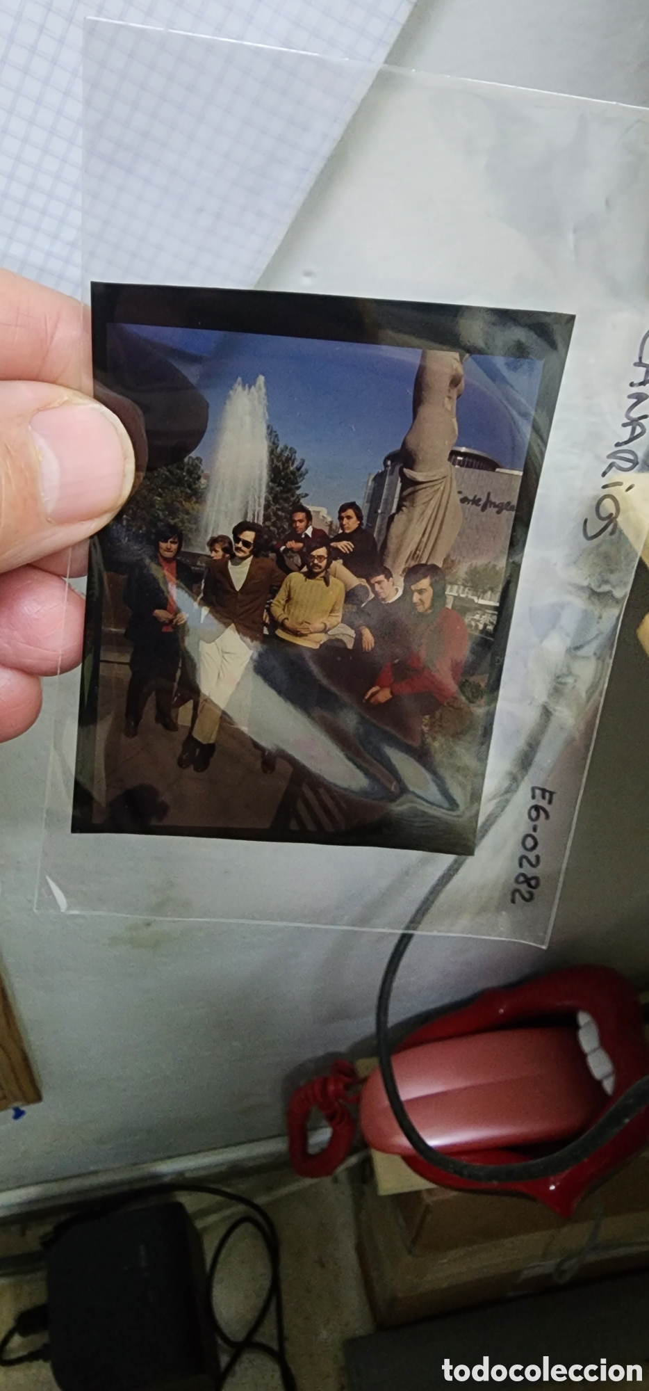 Fotos de Cantantes: LOS CANARIOS: POP ESPA&Ntilde;OL SLIDE DE COMPA&Ntilde;IA PUBLICITARIA- ANTIGUOS COLECCIONISTAS BEATLES