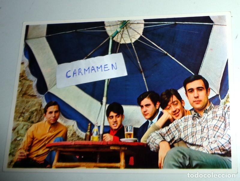 Photos de Chanteurs et Chanteuses: FOTO POSTAL PROMOCIONAL - GRUPO MUSICAL - LOS JOVENES - POP ESPA&Ntilde;OL - ANTIGUA A&Ntilde;OS 60.