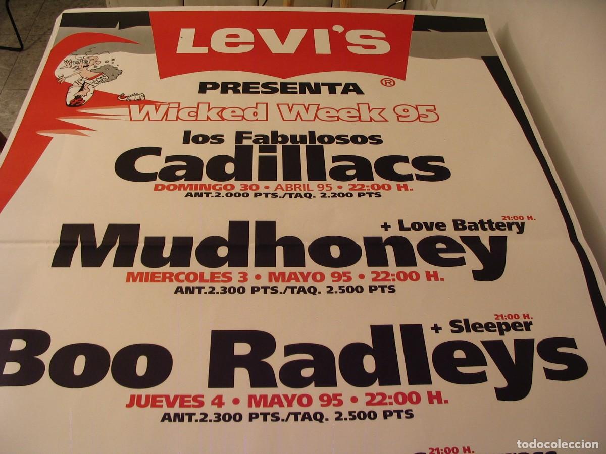 Photos of Singers: FABULOSOS CADILLACS MUDHONEY ELASTICA CARTEL ORIGINAL 1995 TOUR 140x100 26