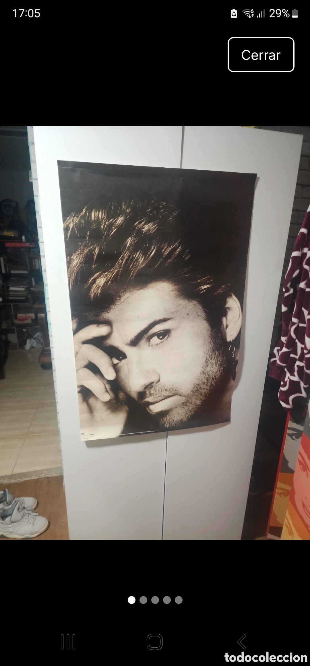 Fotos de cantantes: George Michael : fabuloso gran poster USA excelente pieza para coleccionistas &uacute;nico!!