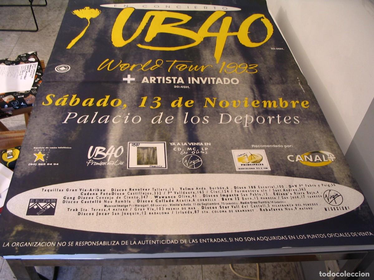 Foto di Cantanti: UB40 CARTEL ORIGINAL World TOUR 1993 Barcelona 130x90 26