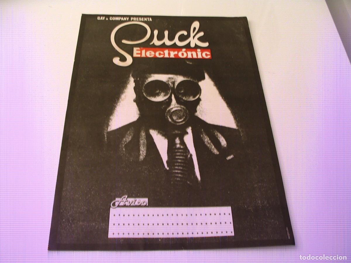 Fotos de Cantantes: SUCK ELECTRONIC CARTEL ORIGINAL Rock catal&agrave; Gay & Company TOUR 56x40 26