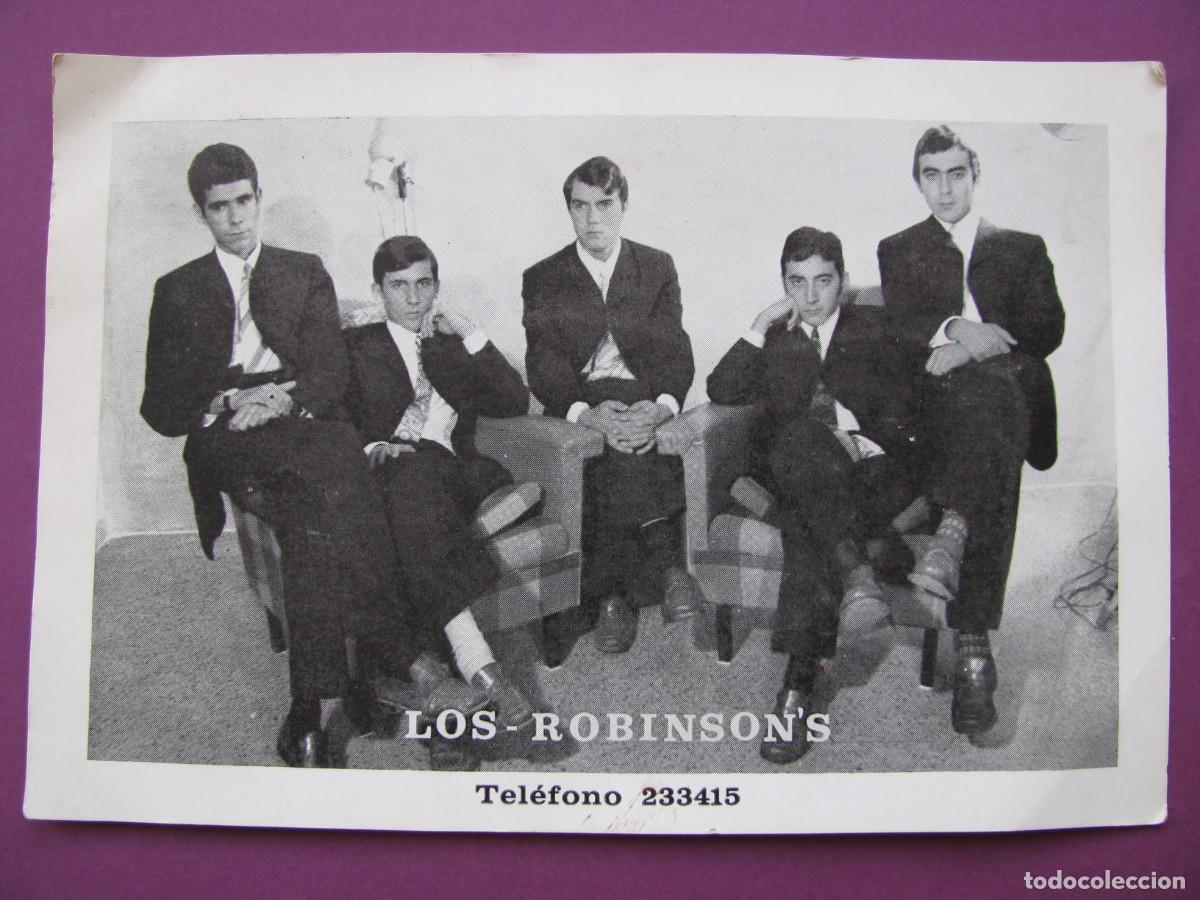 Photos de Chanteurs et Chanteuses: TARJETA O POSTAL DE LOS ROBINSON'S. 20X13,5 CM