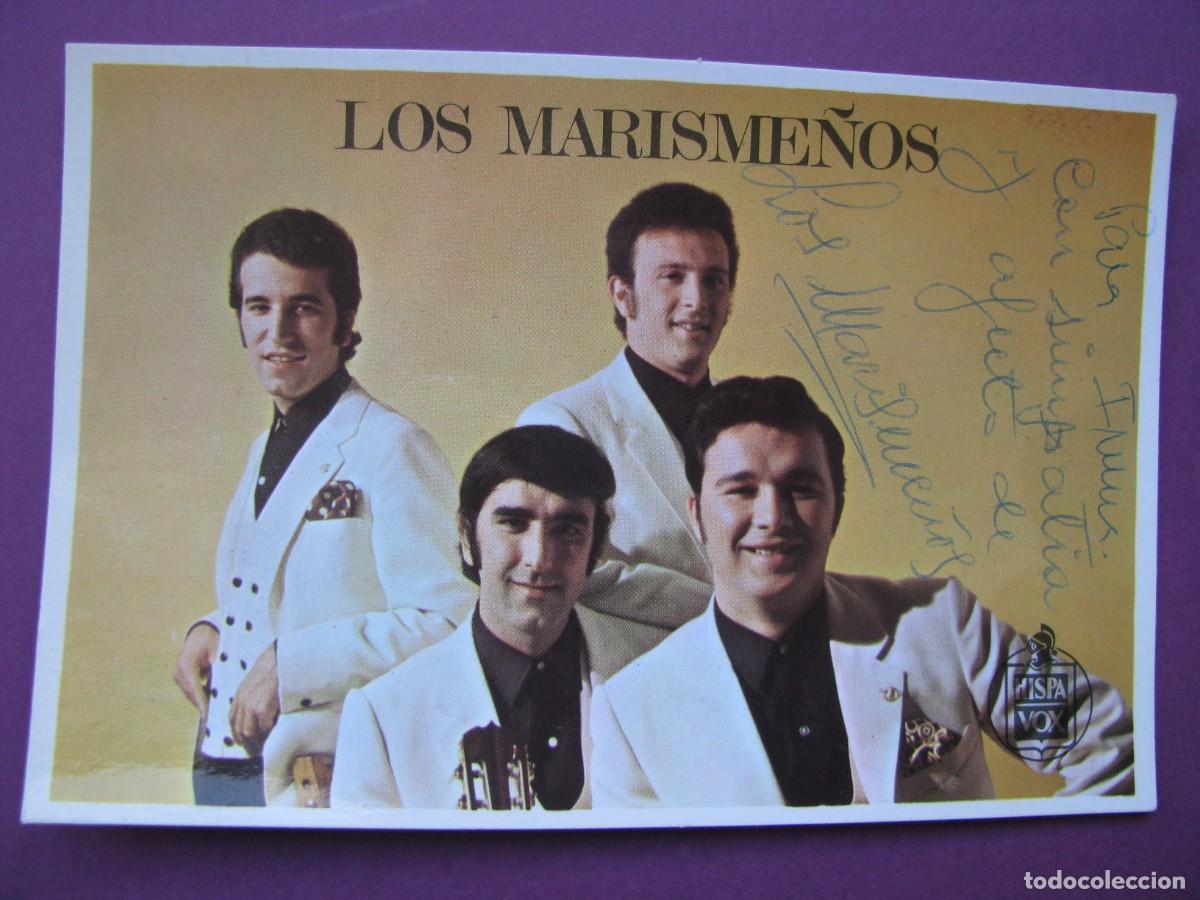 Photos de Chanteurs et Chanteuses: POSTAL DE LOS MARISME&Ntilde;OS. HISPA VOX. 1970. FIRMADA, AUTOGRAFO.