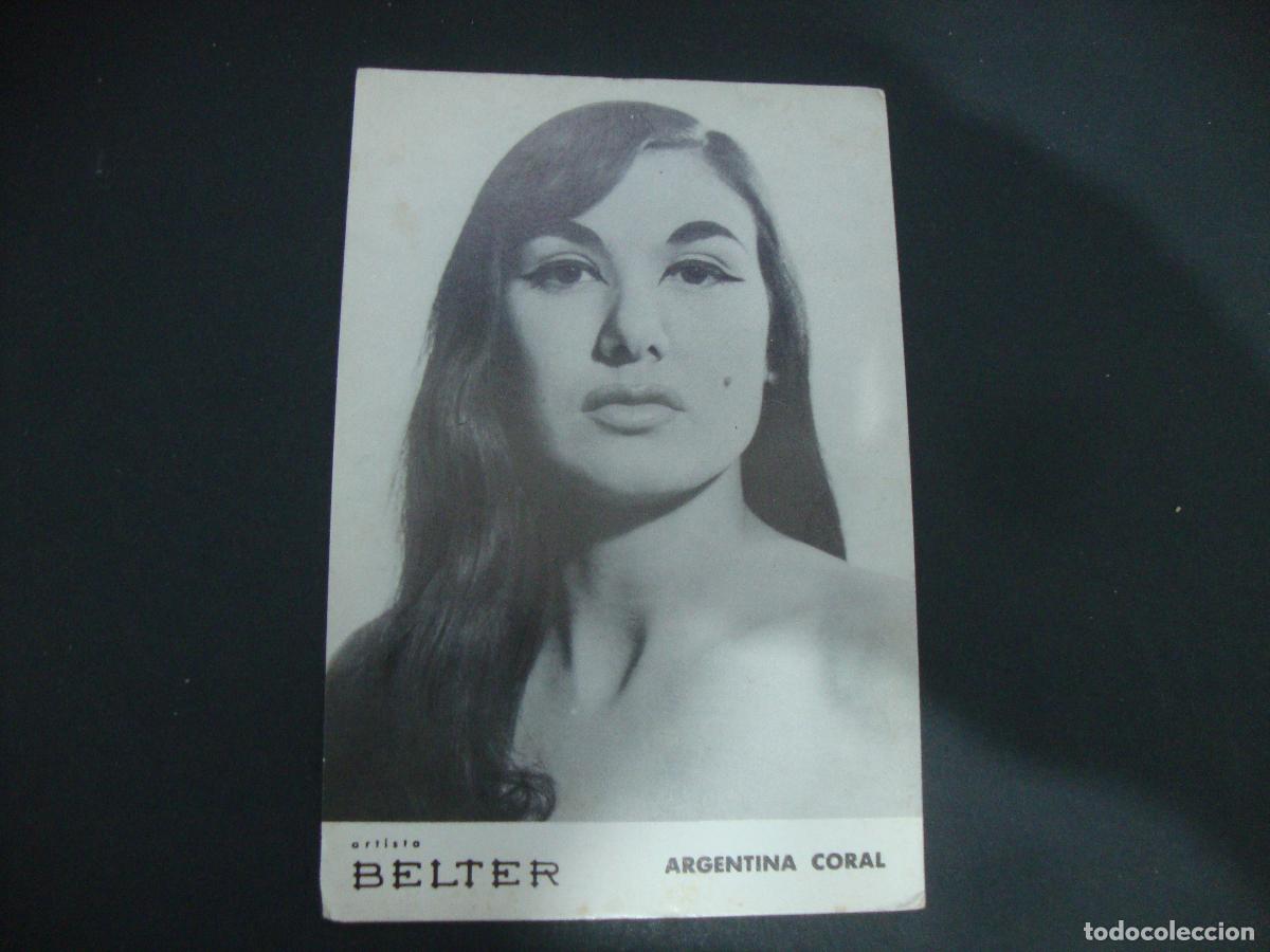 Photos de Chanteurs et Chanteuses: FOTOGRAFIA PROMOCIONAL BELTER ARGENTINA CORAL