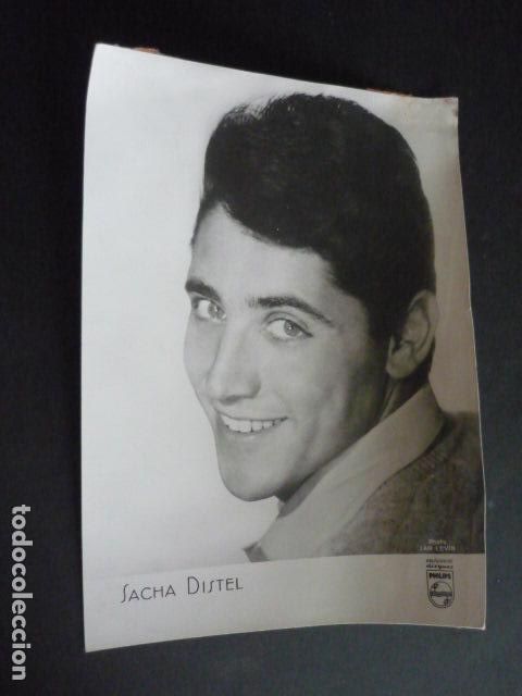 Fotos von Musikern: SACHA DISTEL CANTANTE ANTIGUA FOTOGRAFIA 24 X 18 CM