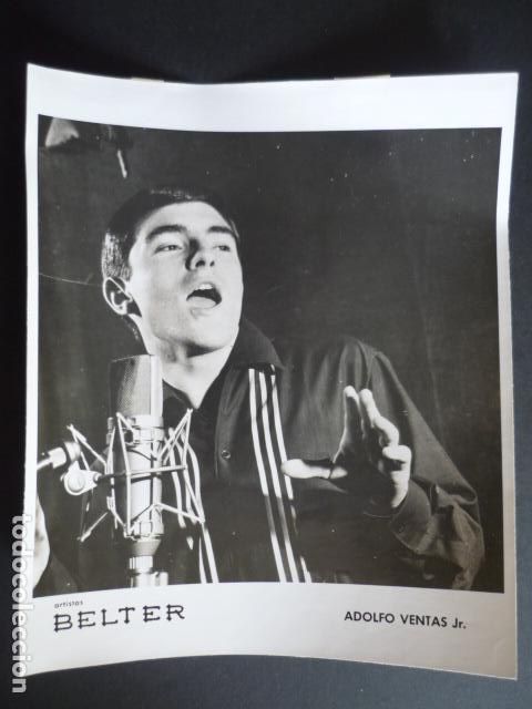 Photos of Singers: ADOLFO VENTAS CANTANTE ANTIGUA FOTOGRAFIA 24 X 18 CM