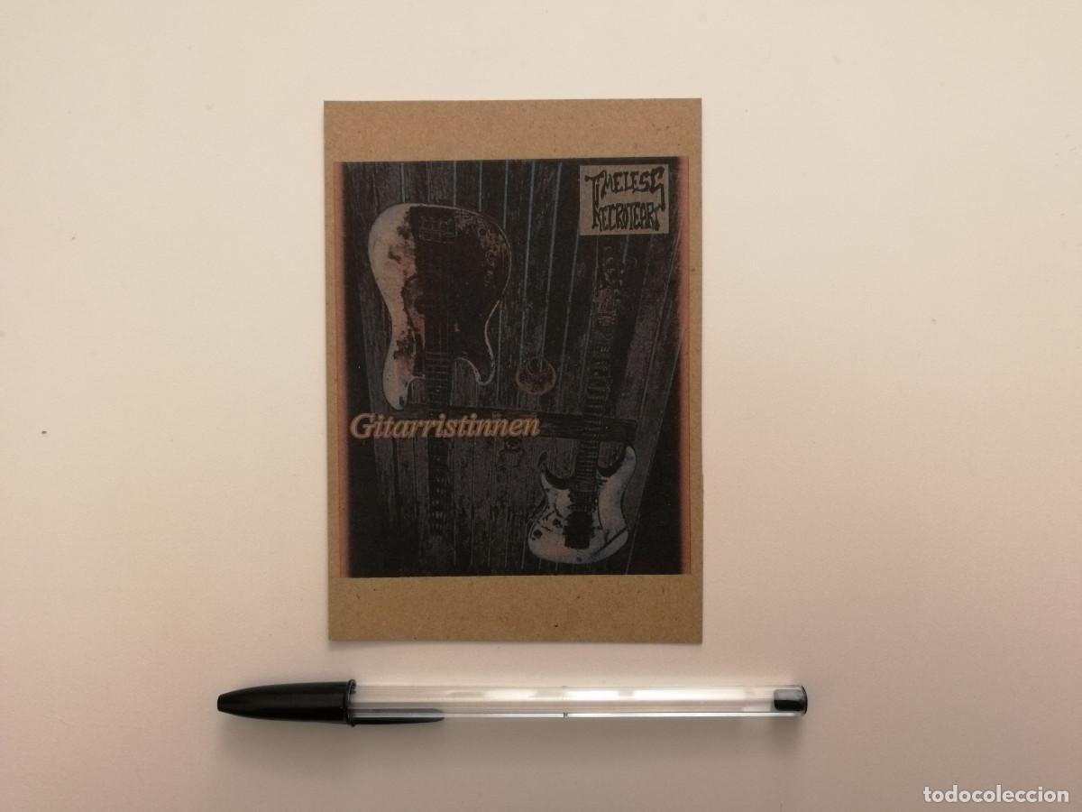 Fotos de Cantantes: TARJETA OFICIAL EDICION LIMITADA -9*13- GITARRISTINNEN - TIMELESS NECROTEARS - DUNGEON SYNTH METAL