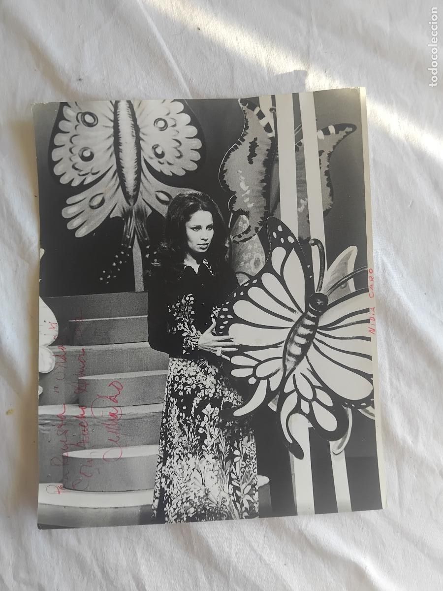 Fotos de Cantantes: FOTO FIRMADA Y DEDICADA DE NYDIA CARO. 20 X 25. CM.
