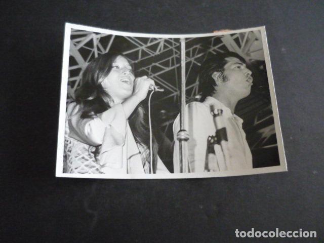 Fotos de Cantantes: BARBARA Y DIK DUO MUSICAL CANTANTES ANTIGUA FOTOGRAFIA 11 X 9 CM