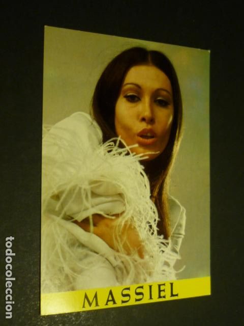 Photos of Singers: MASSIEL CANTANTE TARJETA POSTAL