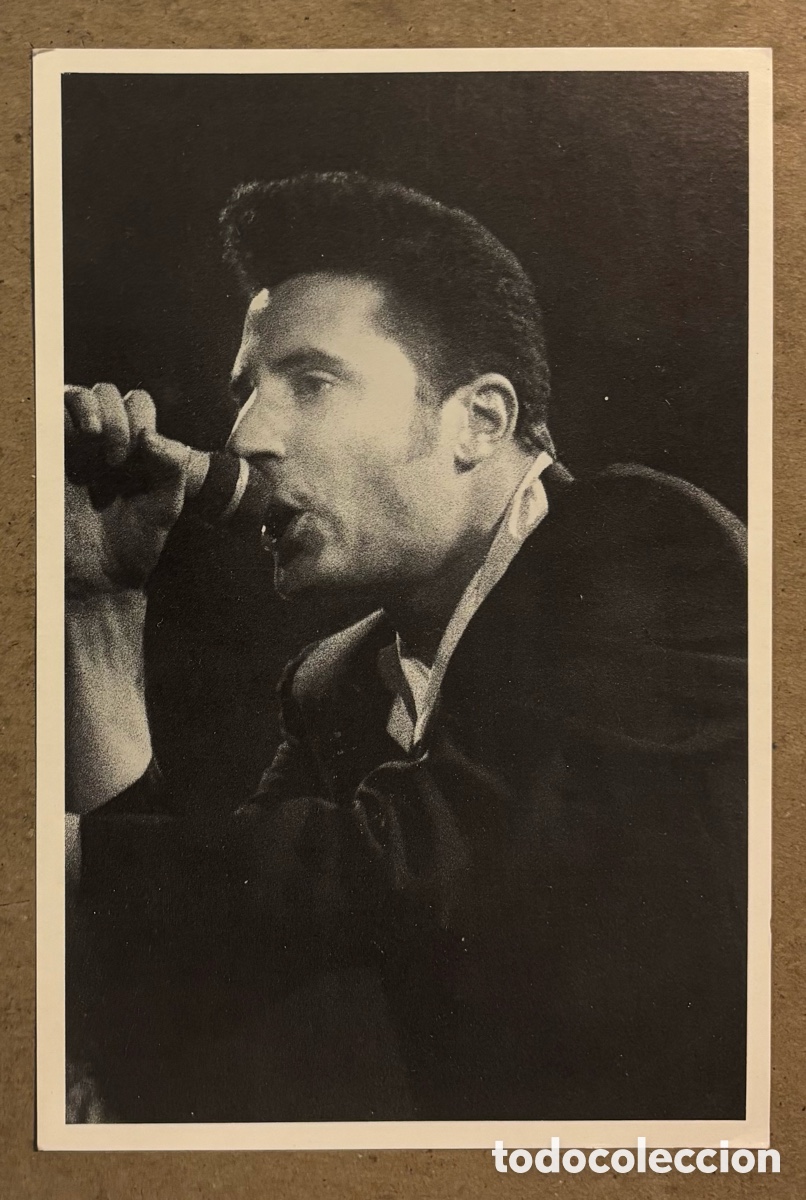 Fotos von Musikern: LOQUILLO (LOS TROGLODITAS). POSTAL SIN CIRCULAR CONCIERTO PABELL&Oacute;N LA CASILLA (BILBAO) EN 1985.