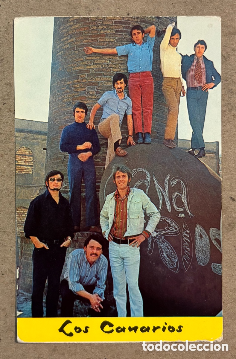 Photos de Chanteurs et Chanteuses: LOS CANARIOS. POSTAL SIN CIRCULAR ED. BERGAS. FOTO: MERIDIANO.