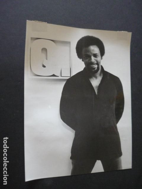 Fotos de Cantores: QUINCY JONES CANTANTE ANTIGUA FOTOGRAFIA 18 X 24 CM