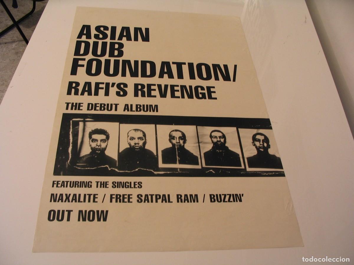 Fotos von Musikern: ASIAN DUB FOUNDATION CARTEL ORIGINAL debut album Rafi&acute;s revenge 75x51 26 B