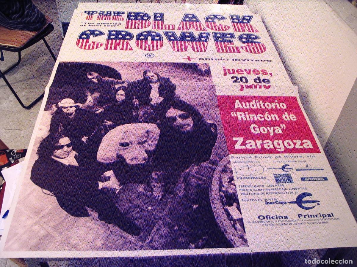 Fotos de Cantantes: BLACK CROWES CARTEL ORIGINAL TOUR 1995 Zaragoza 130x90 26 B