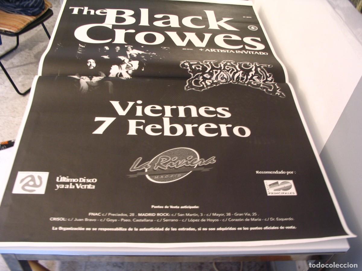 Fotos de Cantantes: BLACK CROWES CARTEL ORIGINAL TOUR 1997 Madrid 130x90 26 B