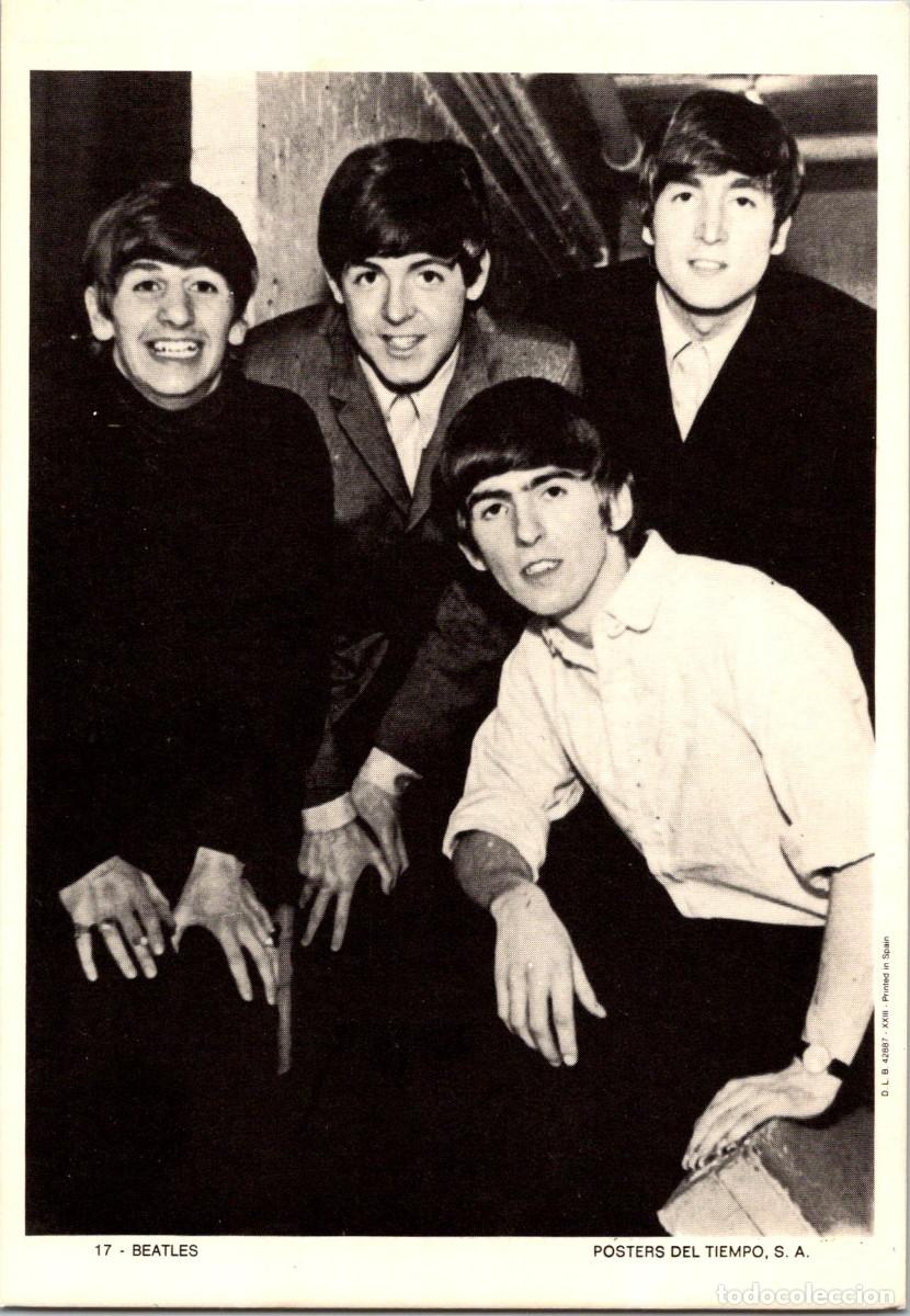 Fotos de Cantantes: Beatles - Posters del Tiempo n&ordm; 17 - DL. B. 42887-XXIII - Postal - 155x108mm - Reverso en blanco