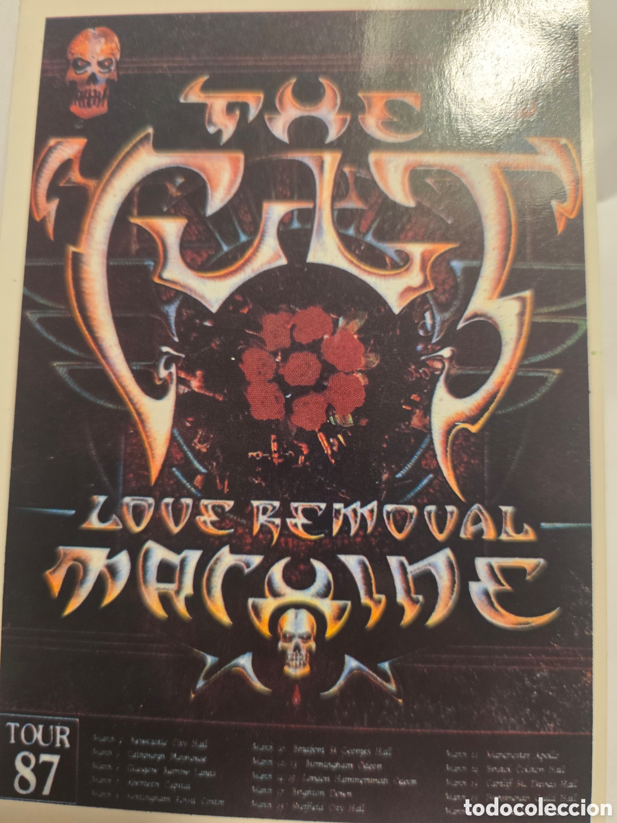 Fotos de Cantantes: POSTAL THE CULT...LOVE REMOVAL MACHINE