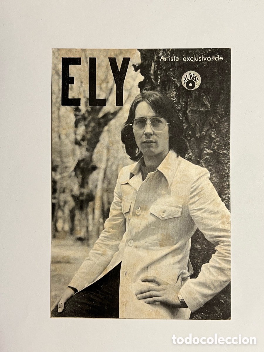 Fotos de Cantantes: ELY FORCADA.. Foto promocional.. Artista exclusivo en discos Alba&rsquo;c .. Valencia (h.1960?)