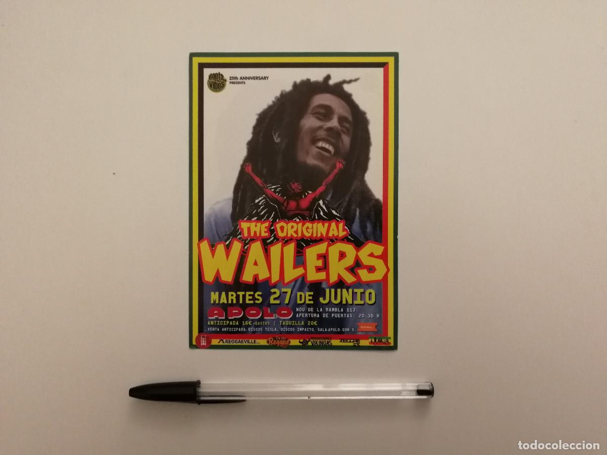 Fotos de Cantantes: FOLLETO ORIGINAL -10*15- BOB MARLEY & ORIGINAL THE WAILERS - MUSICA