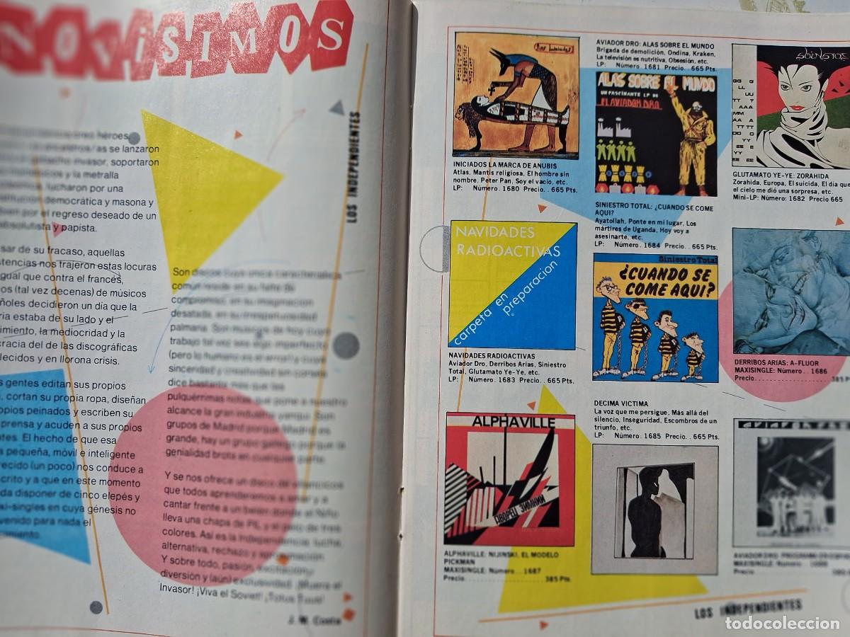 Fotos de Cantantes: Derribos, Aviador, D&eacute;cima ...-l&aacute;mina cartulina A3 q procede legendario boletin Discoplay Dic. 1982