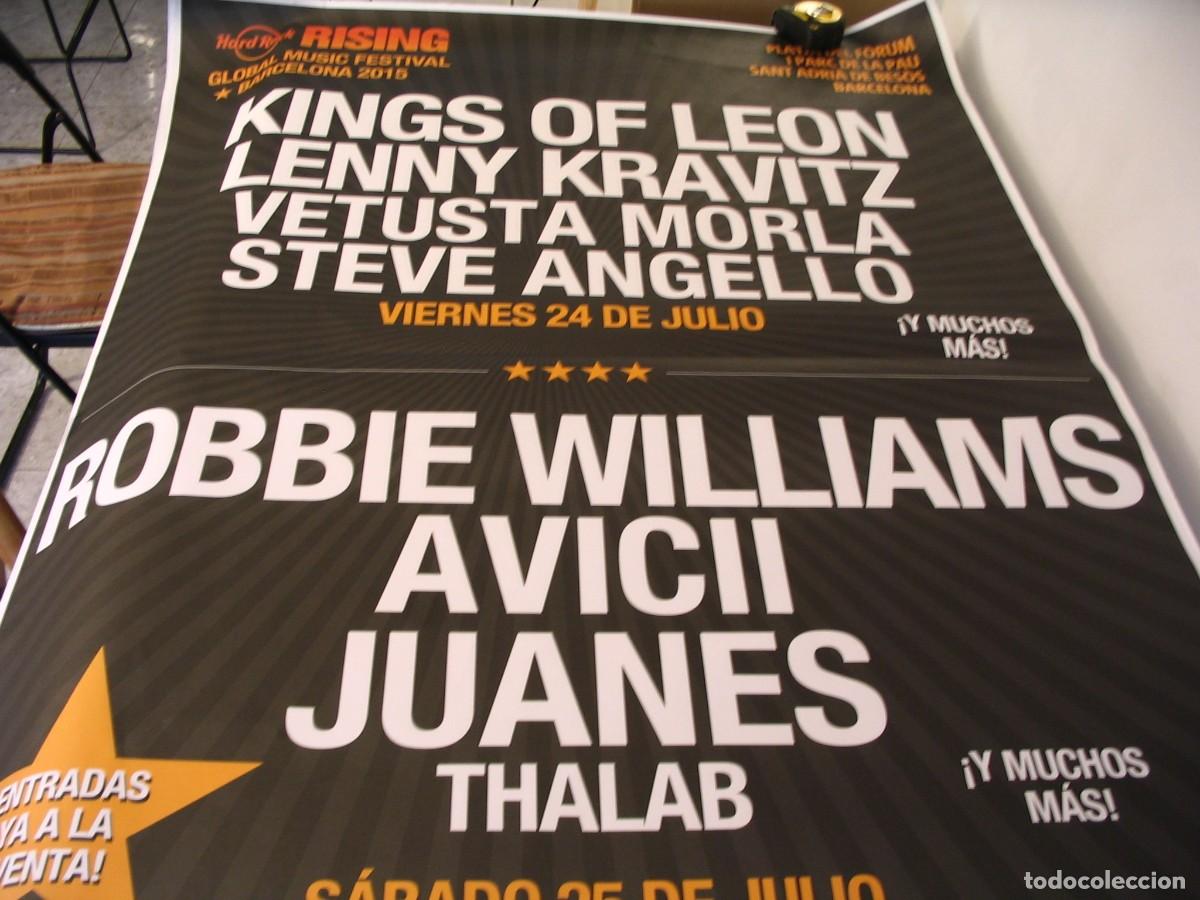 Fotos de Cantantes: VETUSTA MORLA JUANES AVICH Kings of leon CARTEL ORIGINAL Barcelona 2015 TOUR 140x100 26 B