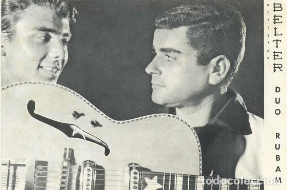 Fotos de Cantantes: FOTOGRAFIA DE CANTANTE, ARTISTAS BELTER DUO RUBAM, BIOGRAFIA EN EL REVERSO. FOTCANT-13