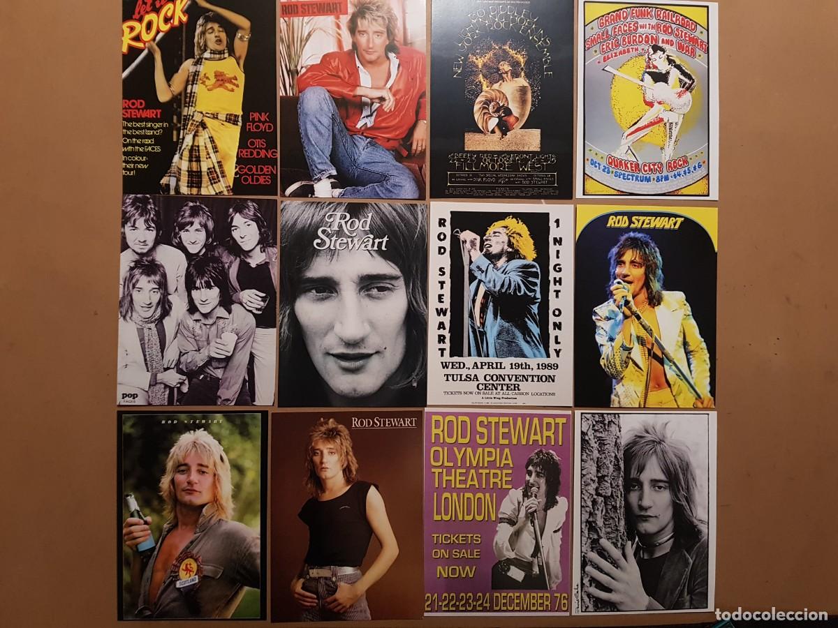 Fotos de Cantantes: LOTE: 12 POSTALES ROD STEWART - N&ordm; 1