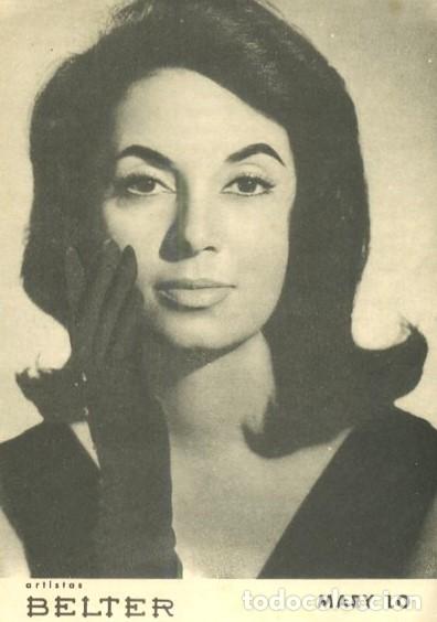 Fotos de Cantantes: FOTOGRAFIA DE CANTANTE, ARTISTAS BELTER MARY LO, BIOGRAFIA EN EL REVERSO. FOTCANT-23