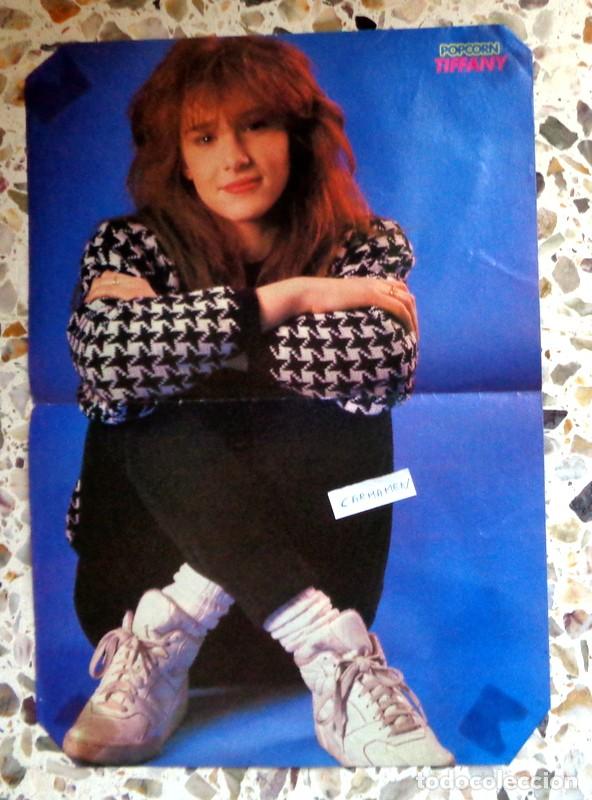 Fotos de Cantantes: DOBLE P&Oacute;STER REVISTA POPCORN ANTIGUO A&Ntilde;OS 80. TERENCE TRENT D'ARBY - TIFFANY