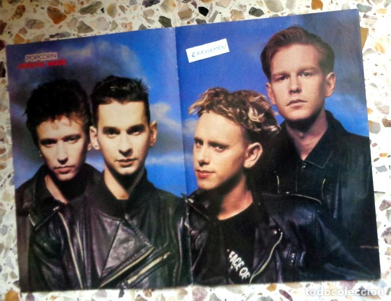 Fotos de Cantantes: DOBLE P&Oacute;STER REVISTA POPCORN ANTIGUO A&Ntilde;OS 80. DEPECHE MODE - PATSY KENSIT